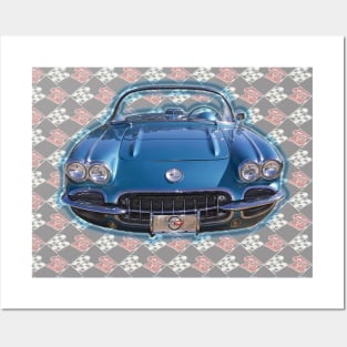 59 Blue Vette Posters and Art